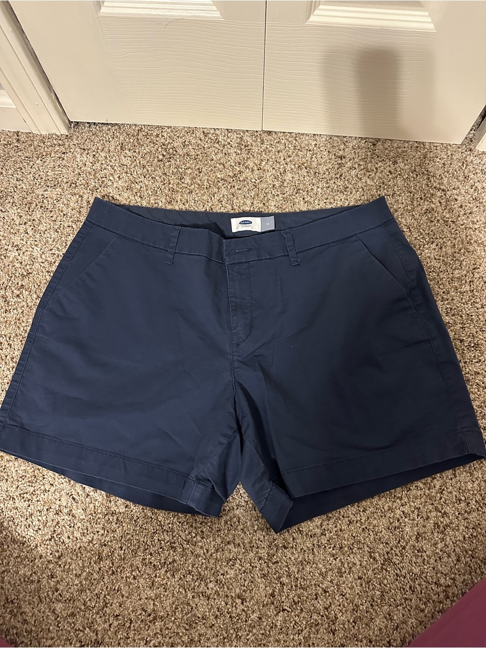 Old Navy Women's Navy Chino Shorts